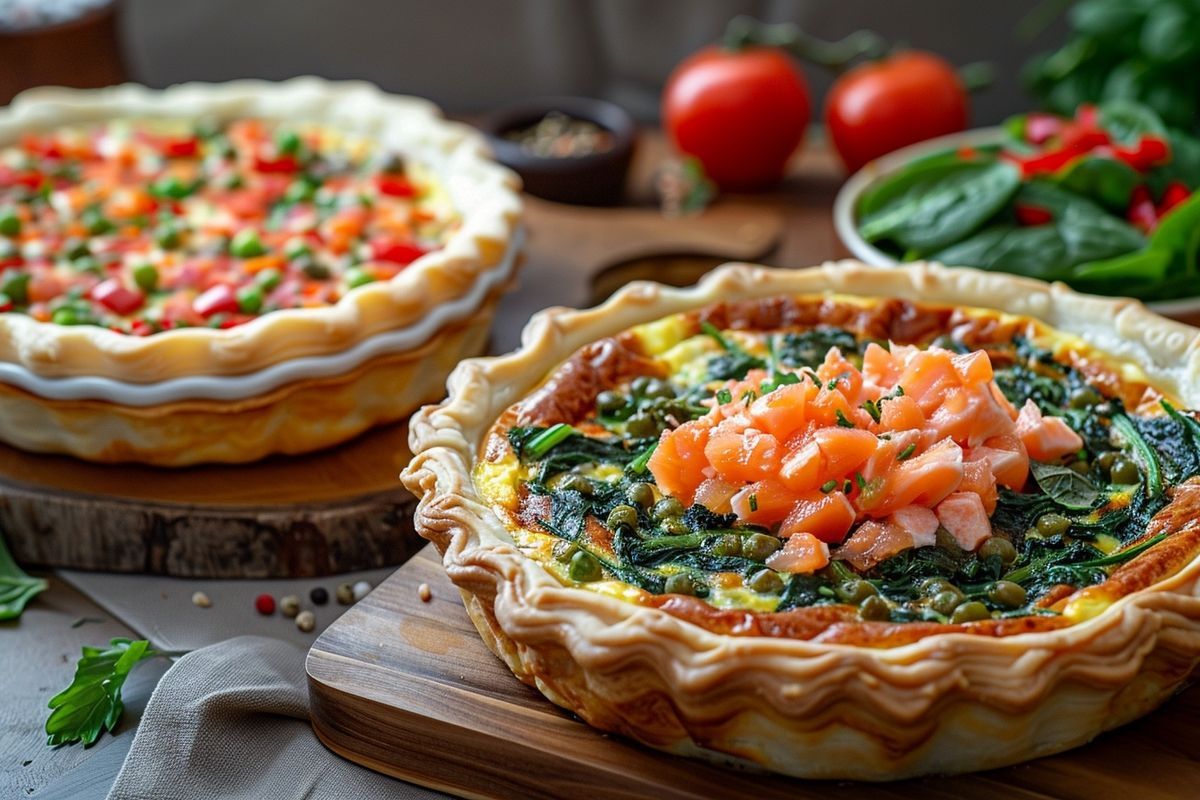 Des quiches allégées en calories mais riches en goût pour vos grandes tablées